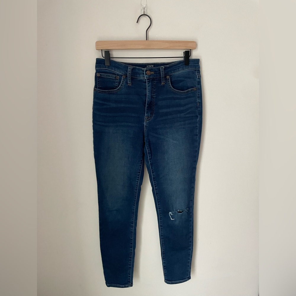 J. Crew 10" high-rise skinny jeggings in signature stretch Size 28